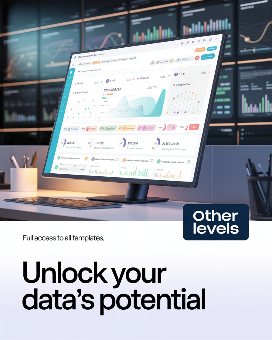 Unlock Full Access - Professional Dashboard Templates in One Click