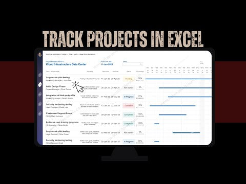Track Your Projects Like a Pro Workflow Automation Excel Template