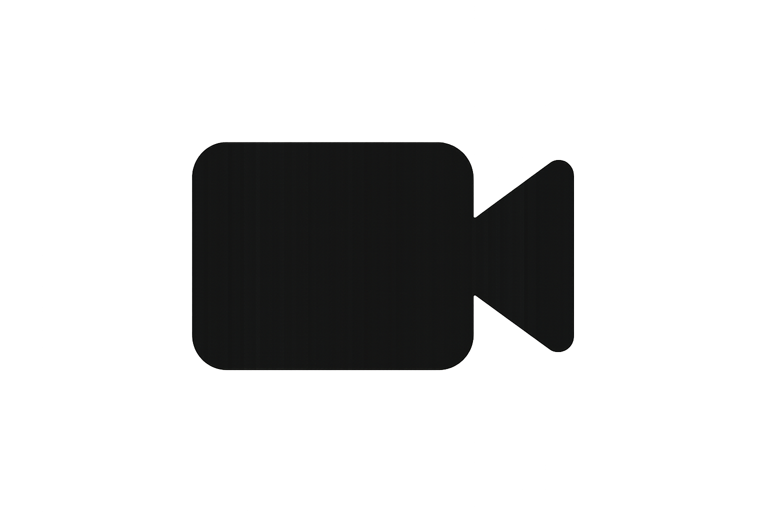 video icon in black