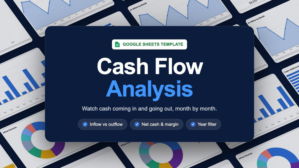 Cash Flow Dashboard – Google Sheets Template