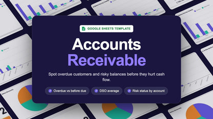 Accounts Receivable Dashboard – Google Sheets Template