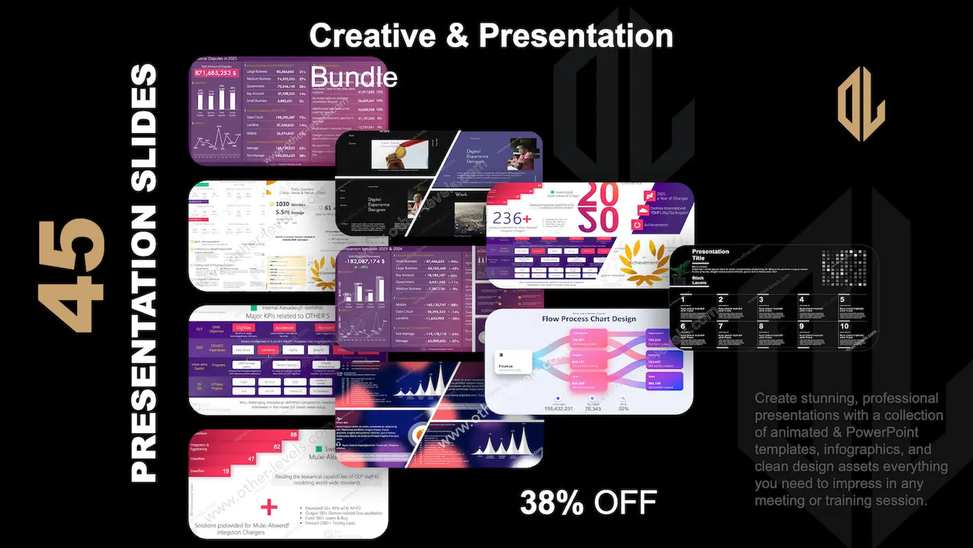 Creative Presentation PPT bundle