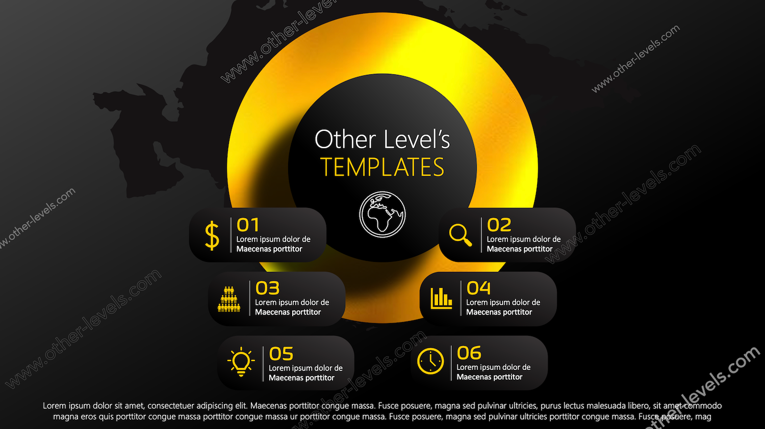 Six Steps Animated Infographic Slide