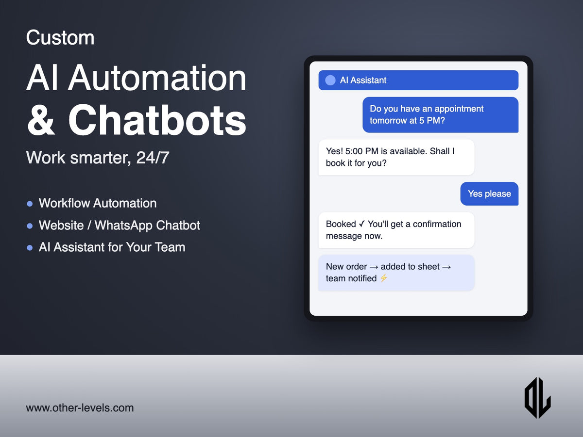 AI Automation & Chatbots for Your Business
