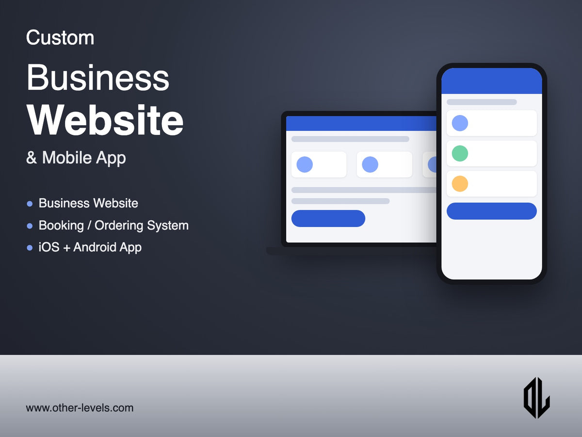 Custom Business Website & Mobile App Development