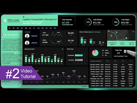 Logistics Transportation Management Dashboard