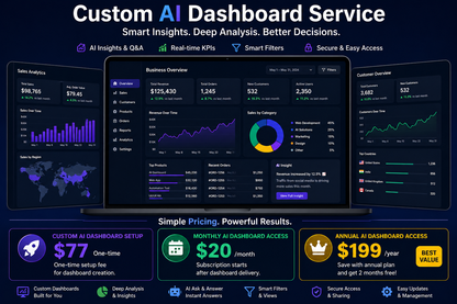 Custom AI Dashboard Service