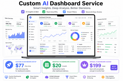 Custom AI Dashboard Service