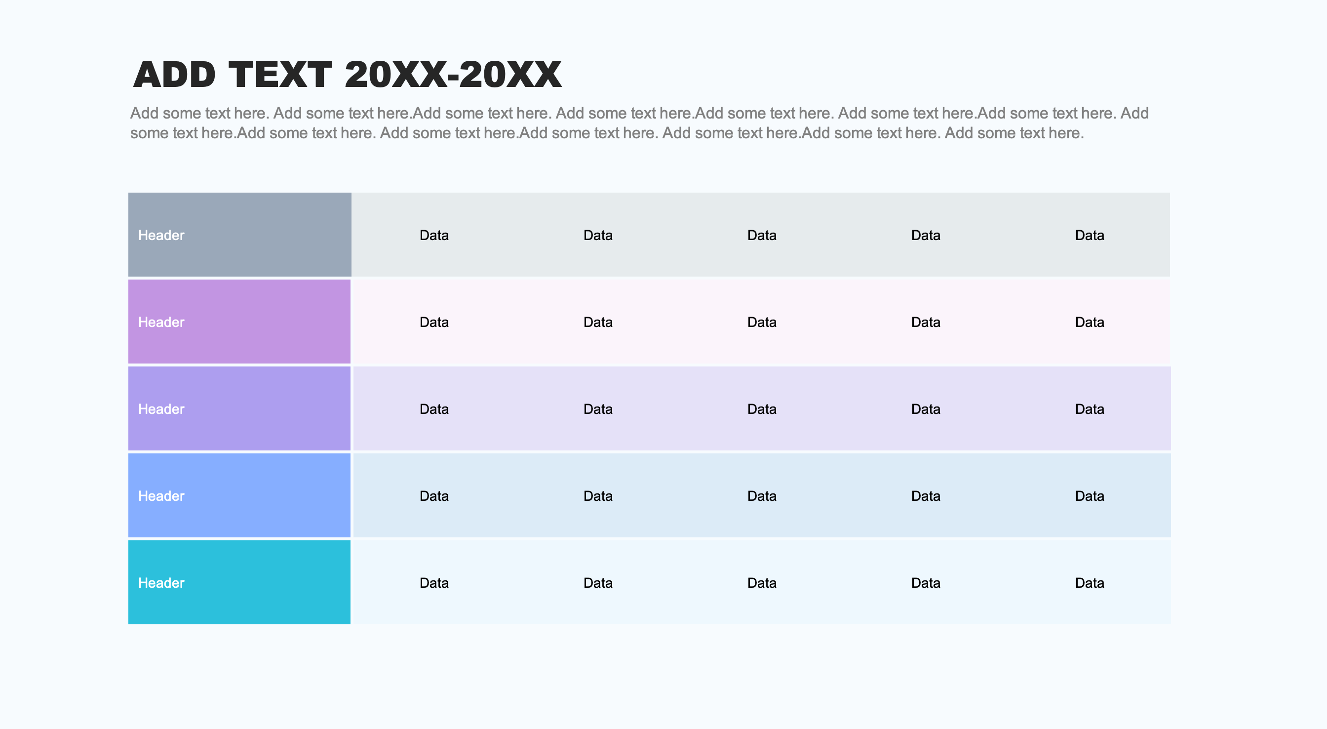 Modern & Clean Contrast Data Tables