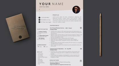 C.V / Resume Template