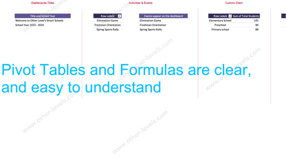 Excel pivot table School Management Dashboard.xlsx