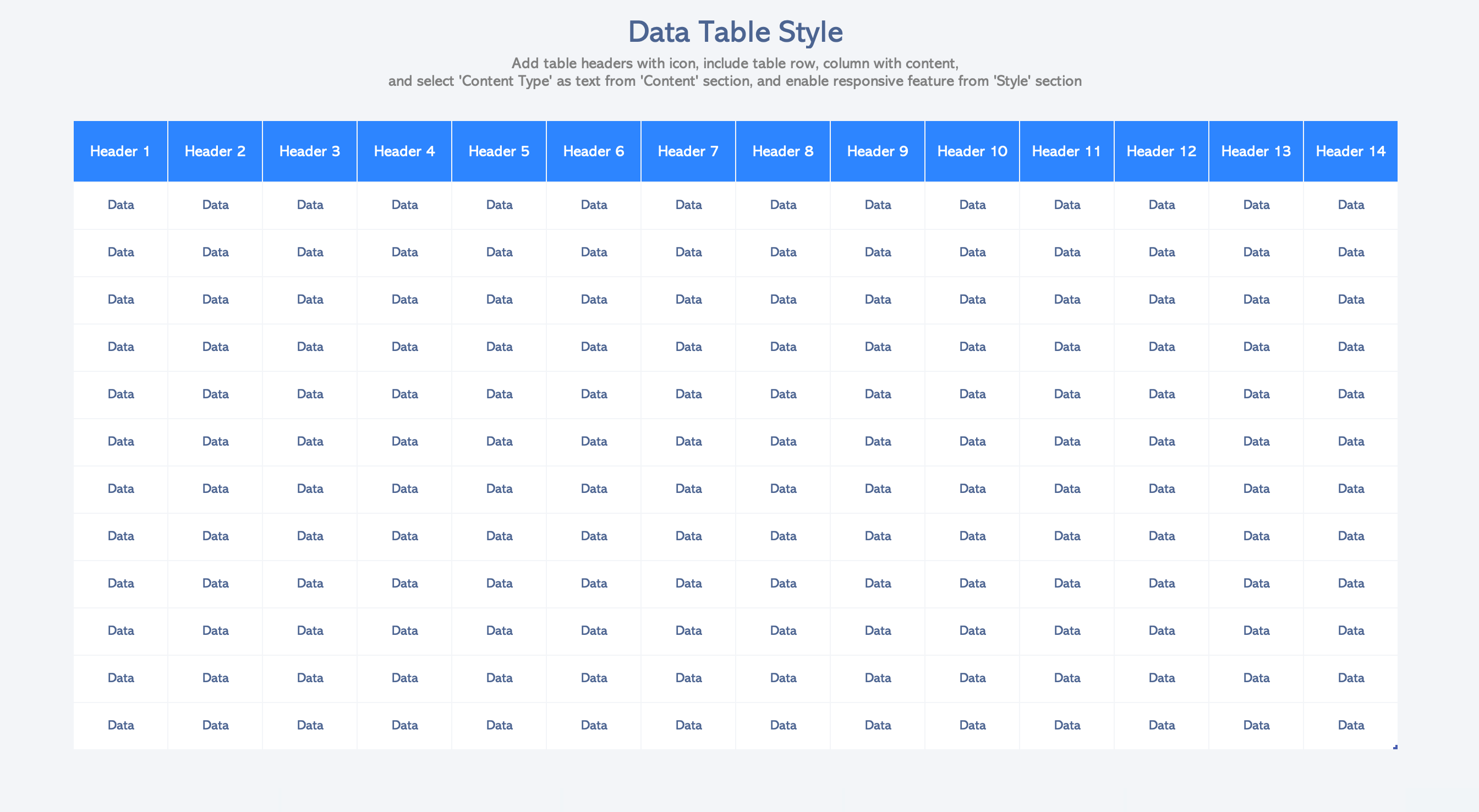 Modern & Clean Contrast Data Tables