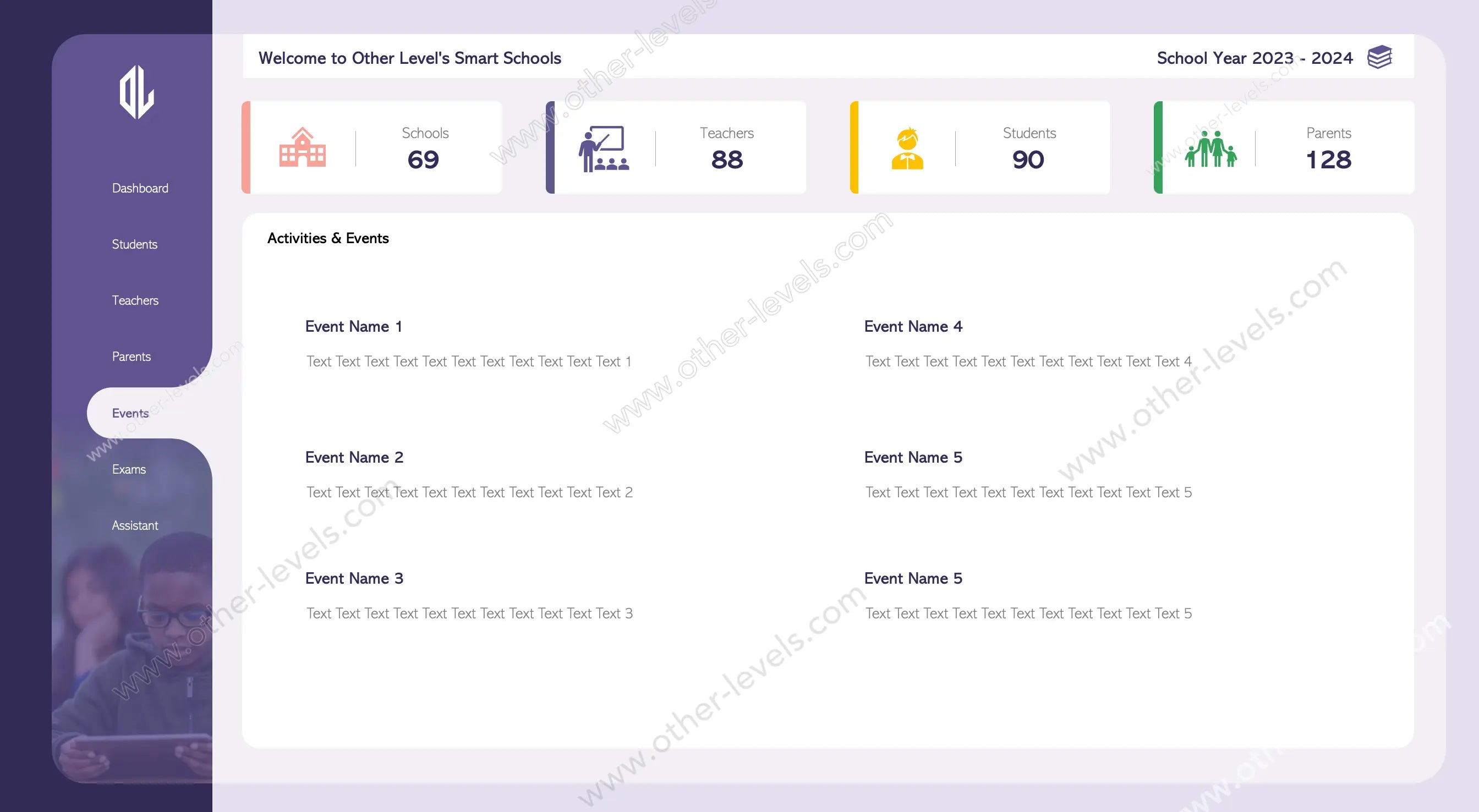 School Management Professional Excel Template