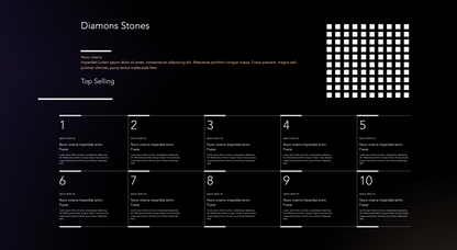 Luxury Dashboard Report and Status Presentations Jewellery & Diamonds