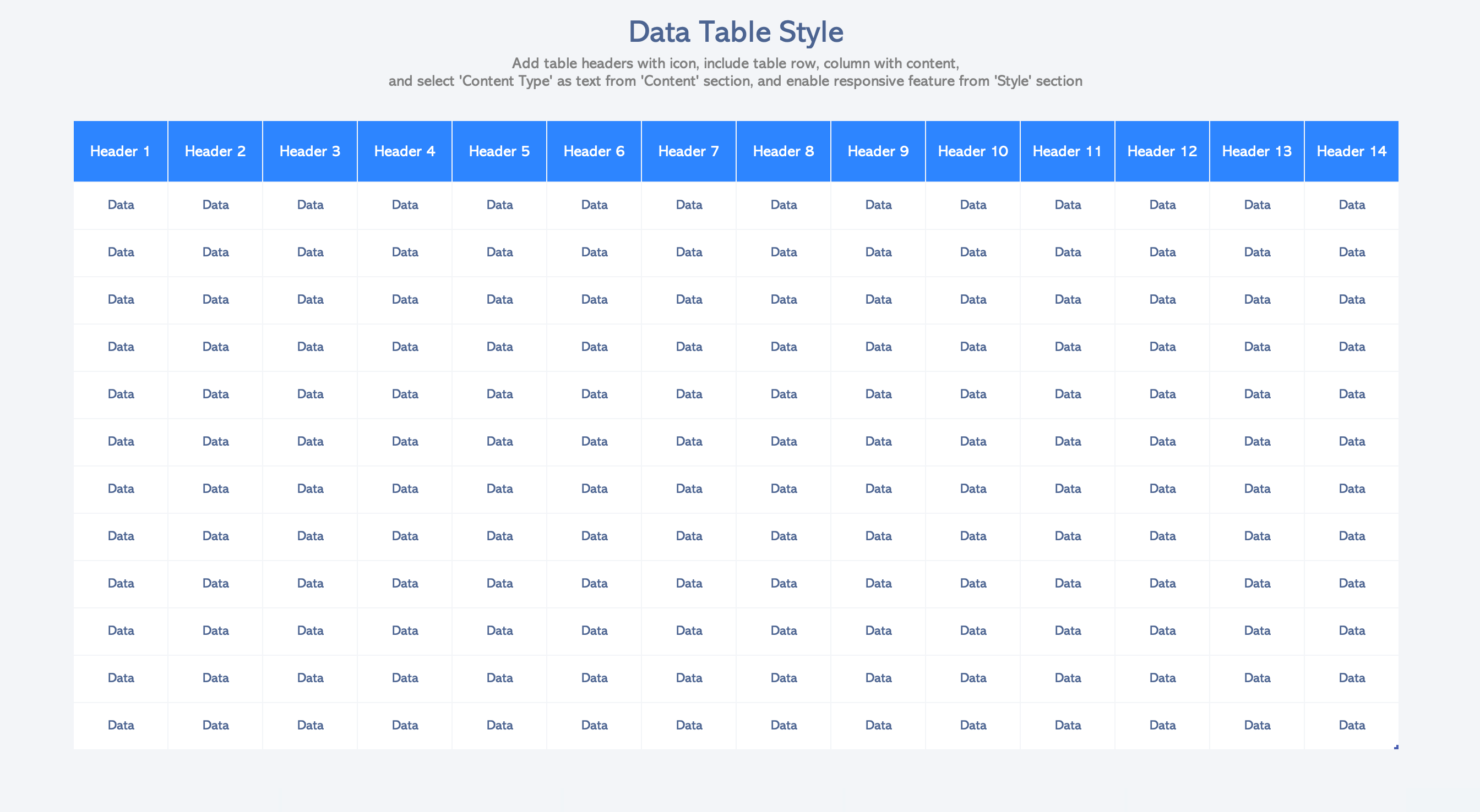 data table style Free Excel Dashboard