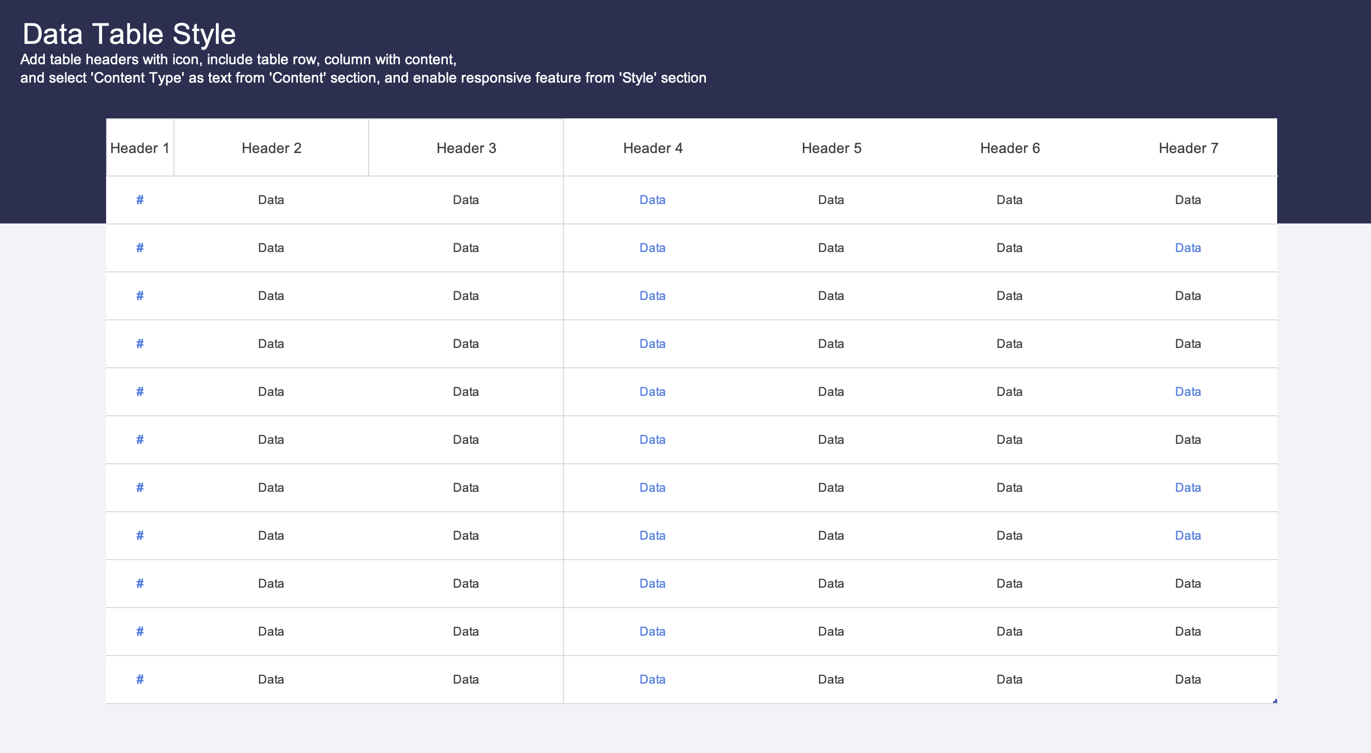 data table style Free Excel Dashboard templates