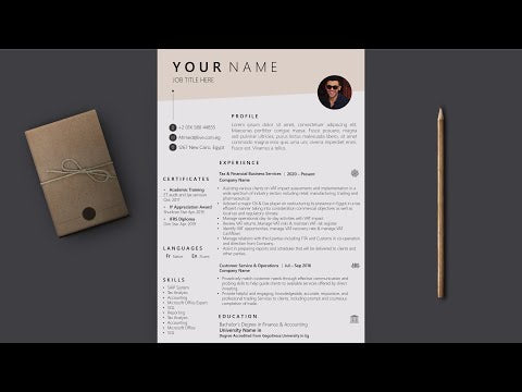 C.V / Resume Template