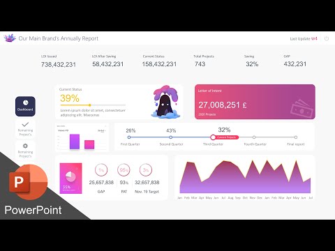 Animated Report Designed Like UI/UX Apps using morph transition